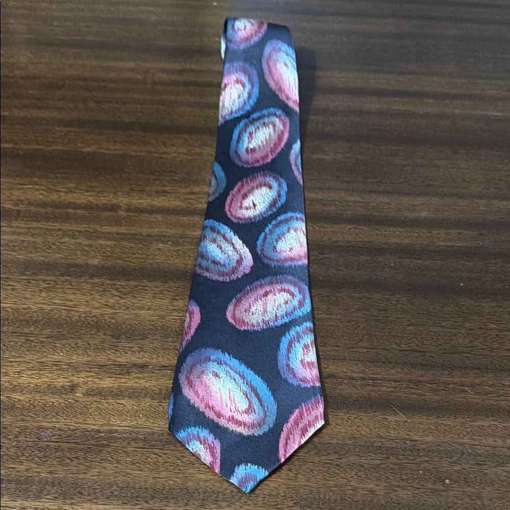Oscar De La Renta Vintage Men’s Tie, 100% Silk, Fabulous Pattern, Like New